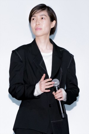 『ブルーアワーにぶっ飛ばす』完成披露プレミア上映会イベントに登場したシム・ウンギョン