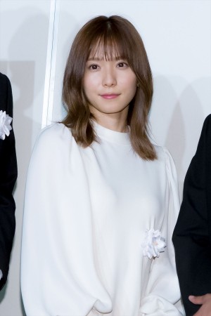 映画『蜜蜂と遠雷』囲み取材に登場した松岡茉優