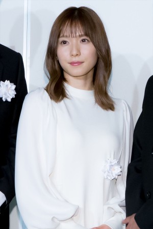 映画『蜜蜂と遠雷』囲み取材に登場した松岡茉優