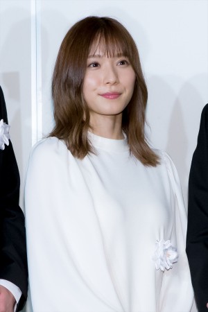 映画『蜜蜂と遠雷』囲み取材に登場した松岡茉優