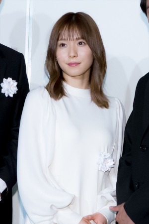 映画『蜜蜂と遠雷』囲み取材に登場した松岡茉優