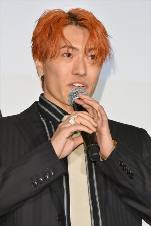『HiGH＆LOW THE WORST』初日舞台挨拶に登場した中務裕太
