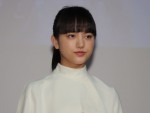 土曜ドラマ『俺の話は長い』完成披露試写会に出席した清原果耶