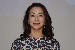土曜ドラマ『俺の話は長い』完成披露試写会に出席した原田美枝子