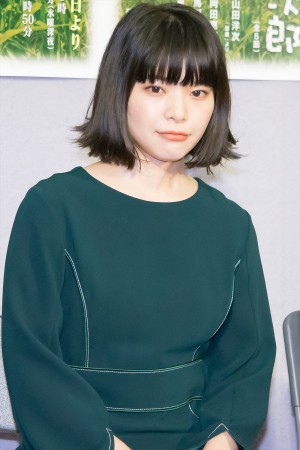 土曜ドラマ『少年寅次郎』試写会に登場した岸井ゆきの