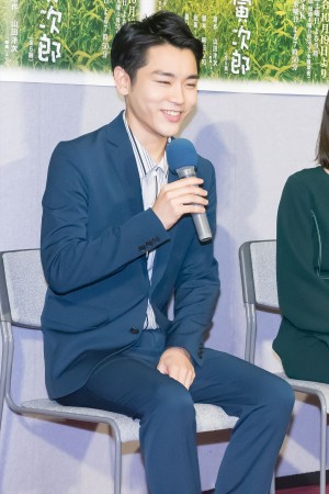 土曜ドラマ『少年寅次郎』試写会に登場した泉澤祐希