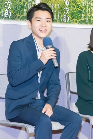 土曜ドラマ『少年寅次郎』試写会に登場した泉澤祐希