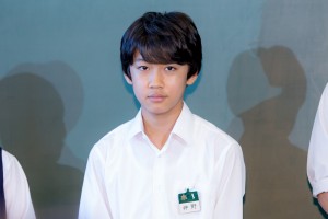 ドラマ『おいしい給食』記者会見に登場した佐藤大志