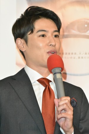 ドラマ10『ミス・ジコチョー～天才・天ノ教授の調査ファイル～』会見に登場した堀井新太