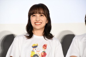 映画『最高の人生の見つけ方』公開初日舞台挨拶に登場した百田夏菜子（ももいろクローバーZ）