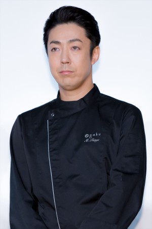 日曜劇場『グランメゾン東京』制作発表会見に登場した尾上菊之助