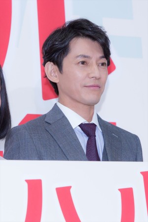 ドラマBiz『ハル ～総合商社の女～』記者発表会に登場した藤木直人