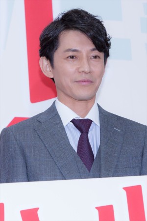 ドラマBiz『ハル ～総合商社の女～』記者発表会に登場した藤木直人