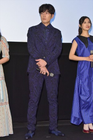 映画『殺さない彼と死なない彼女』完成披露上映会に登場した間宮祥太朗