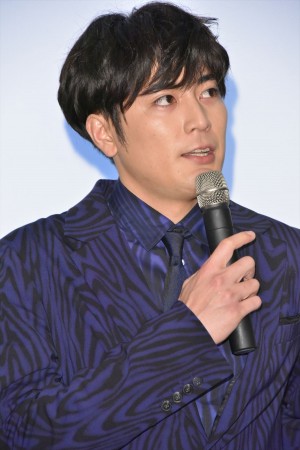 映画『殺さない彼と死なない彼女』完成披露上映会に登場した間宮祥太朗