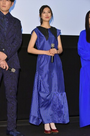 映画『殺さない彼と死なない彼女』完成披露上映会に登場した恒松祐里