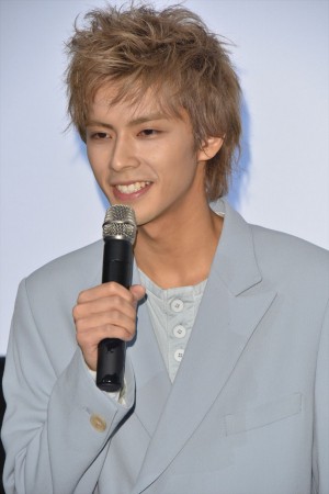 映画『殺さない彼と死なない彼女』完成披露上映会に登場した中尾暢樹