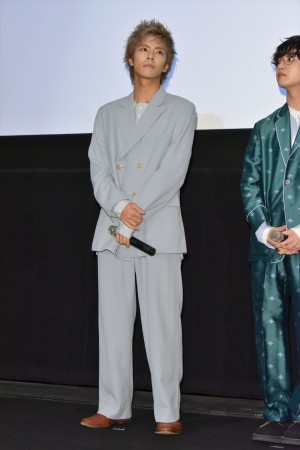 映画『殺さない彼と死なない彼女』完成披露上映会に登場した中尾暢樹