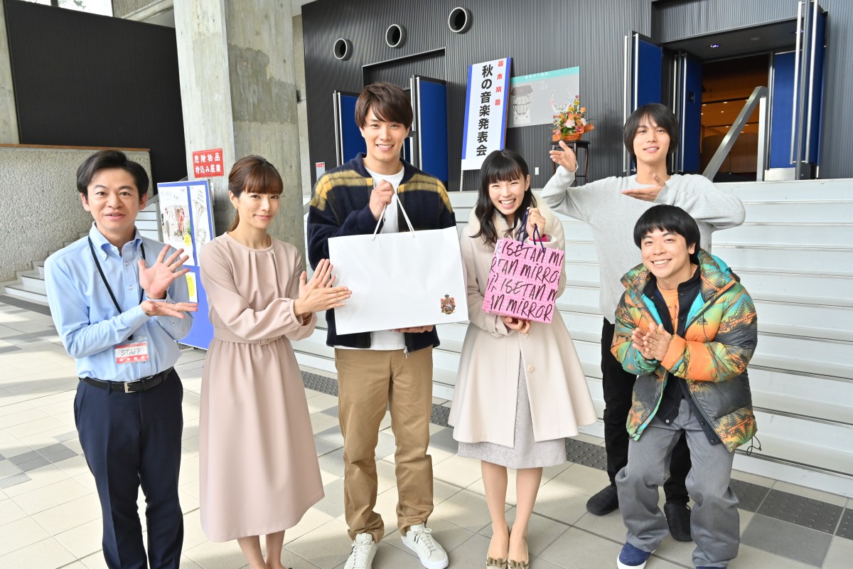 火曜ドラマ『G線上のあなたと私』現場で行われた鈴木伸之&小西はるのサプライズバースデーの様子