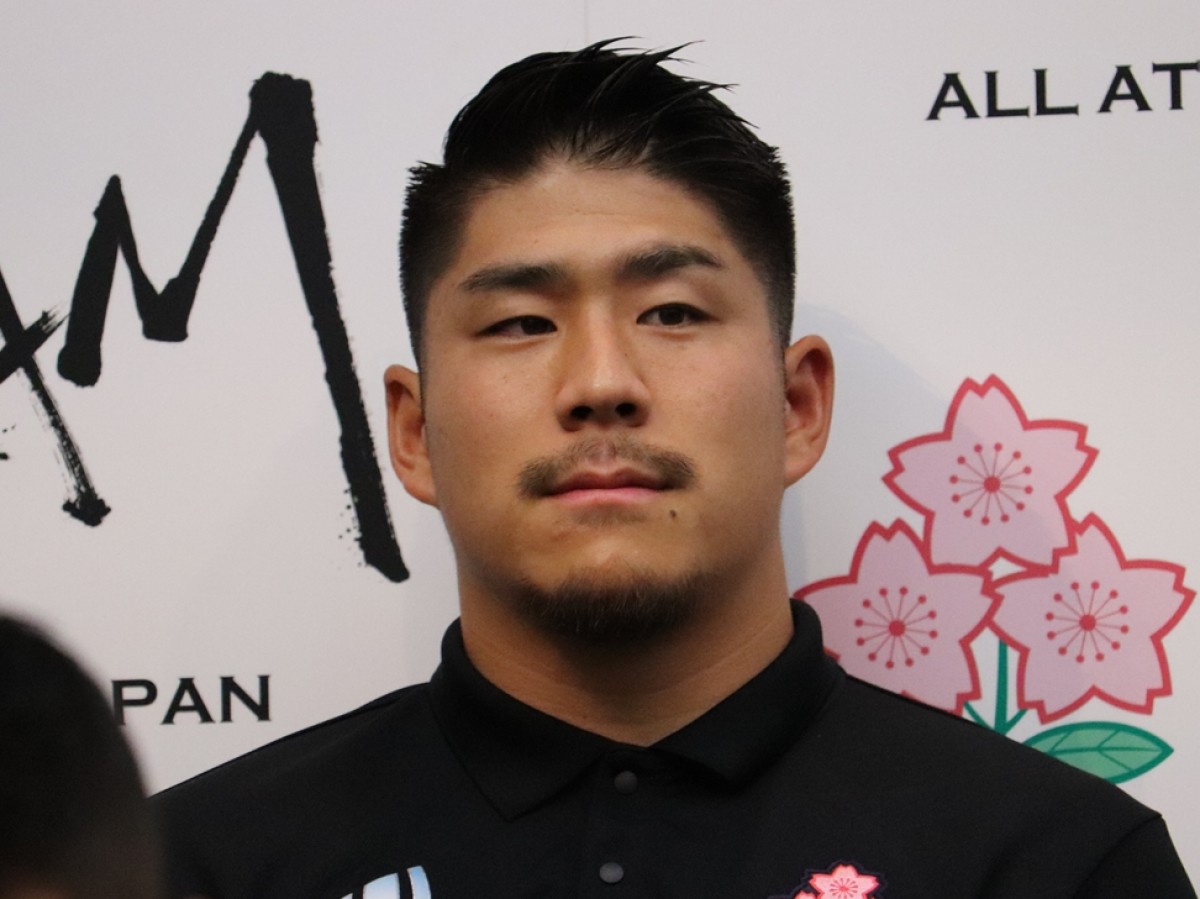 ＜ラグビーW杯＞日本代表が会見　リーチ主将「もう一度感動を届けたい」
