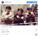 ディーン・フジオカ、佐々木蔵之介、岩田剛典「ロック！」　※ドラマ『シャーロック』インスタグラム