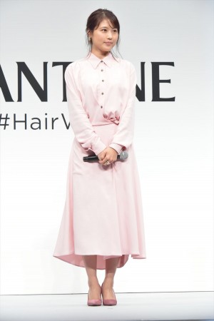 「新パンテーン新商品発表会」に登場した有村架純