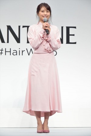 「新パンテーン新商品発表会」に登場した有村架純