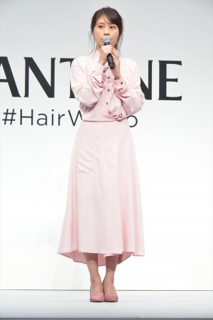 「新パンテーン新商品発表会」に登場した有村架純