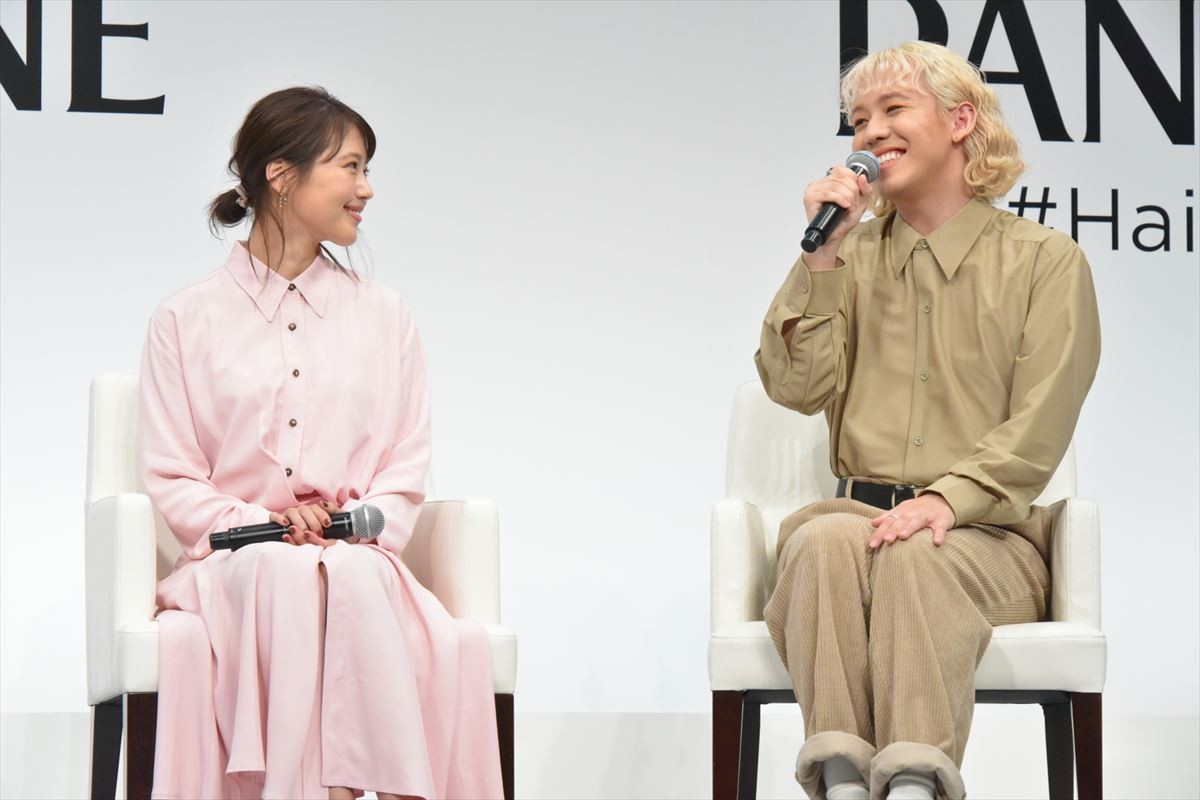 有村架純、大人なアップスタイルヘアで登場　なりたい髪は「大人まとまり髪」