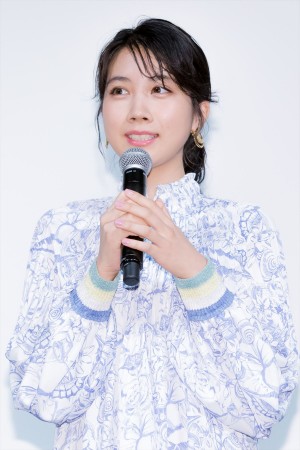 『わたしは光をにぎっている』完成披露試写会に登場した松本穂香