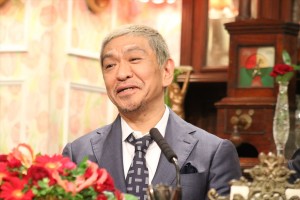 『探偵！ナイトスクープ』囲み取材に登場した松本人志