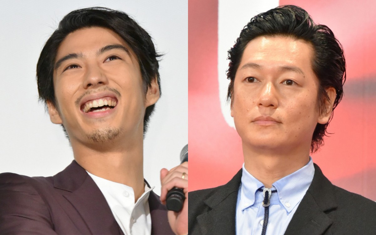 ドラマ『ニッポンノワール -刑事Yの反乱-』に出演する賀来賢人(左)と井浦新(右)