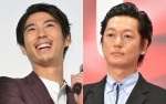 ドラマ『ニッポンノワール －刑事Yの反乱－』に出演する賀来賢人（左）と井浦新（右）