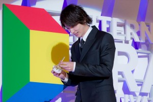 「東京ドラマアウォード 2019」授賞式、助演男優賞を受賞した横浜流星