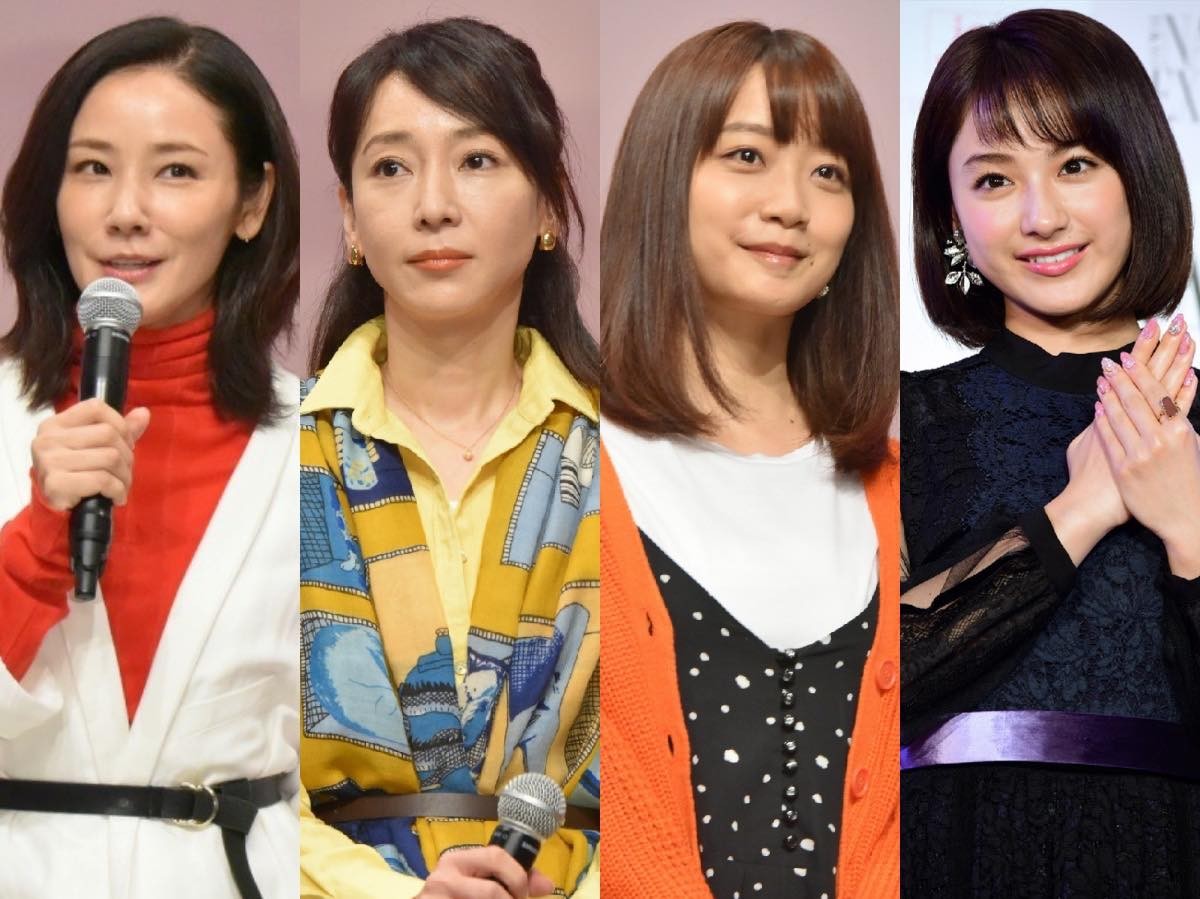 （左から）吉田羊、稲森いずみ、深川麻衣、平祐奈