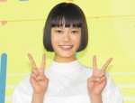 連続テレビ小説『おちょやん』制作・ヒロイン発表会見に登場した杉咲花