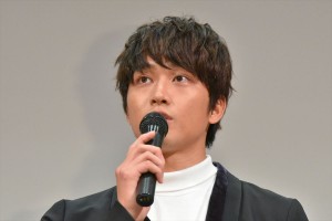 映画『いのちスケッチ』完成披露試写会に登場した佐藤寛太