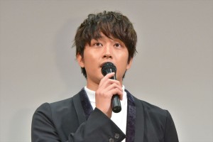 映画『いのちスケッチ』完成披露試写会に登場した佐藤寛太