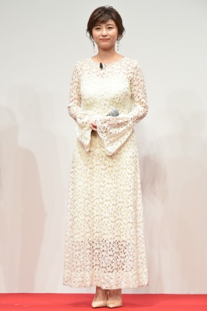 2020年用お年玉付年賀はがき 販売開始セレモニーに登場した宇賀なつみ