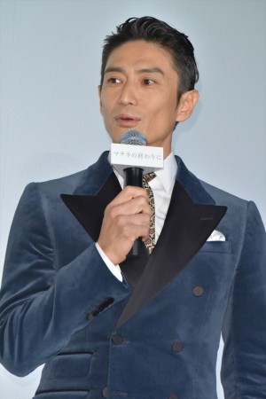 『マチネの終わりに』初日舞台挨拶に登場した伊勢谷友介