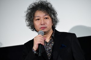 映画『最初の晩餐』公開記念舞台挨拶に登場した常盤司郎監督