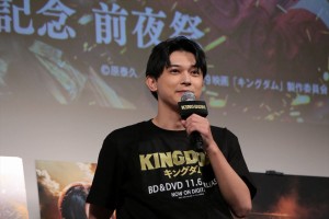 映画『キングダム』ブルーレイ＆DVDリリース記念 前夜祭に登場した吉沢亮