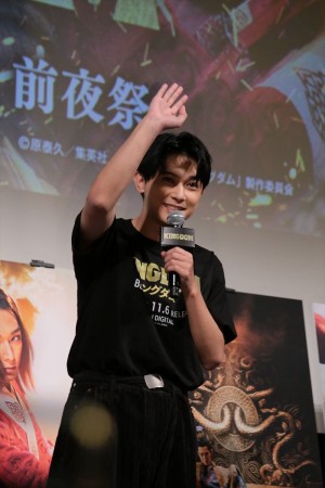映画『キングダム』ブルーレイ＆DVDリリース記念 前夜祭に登場した吉沢亮