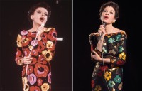 映画『ジュディ 虹の彼方に』（左から）ジュディ・ガーランド本人と、ジュディを演じるレニー・ゼルウィガー