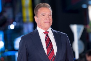 映画『ターミネーター：ニュー・フェイト』ジャパンプレミアに登場したアーノルド・シュワルツェネッガー