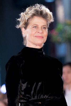 映画『ターミネーター：ニュー・フェイト』ジャパンプレミアに登場したリンダ・ハミルトン