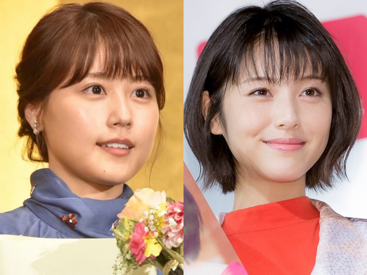 (左から)有村架純、浜辺美波