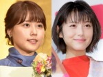 （左から）有村架純、浜辺美波