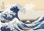 北斎作「神奈川沖浪裏」画像