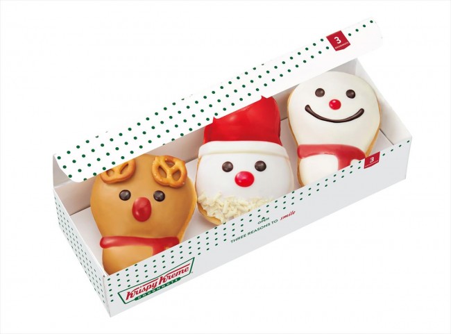 クリスマスが「クリスピー・クリーム・ドーナツ」に到来！　4種の新商品登場
